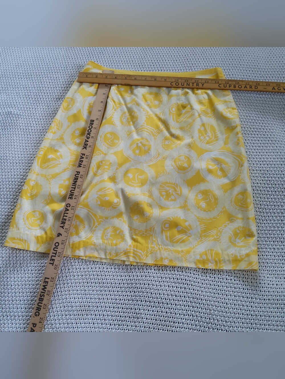Vintage Lilly Pulizter Skirt Size 6 Sun Lion Face